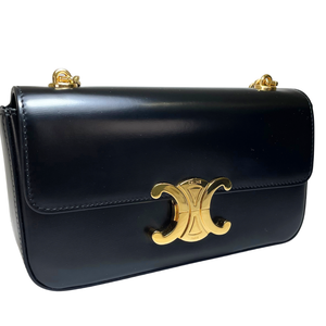 CELINE Triomphe Small Chain Claude Shoulder Bag Hedi Slimane