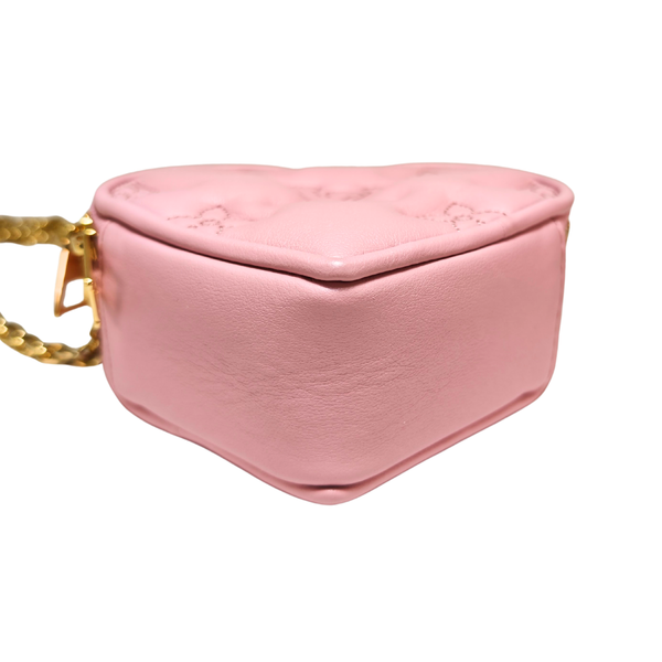 将图片加载到图库查看器，LOUIS VUITTON Pop My Heart Bubble Gram Hand Chain Shoulder Crossbody Bag M82526
