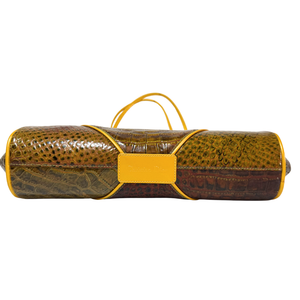 Dior Green Embossed Patent Leather Shoulder Bag Golden Dark Green
