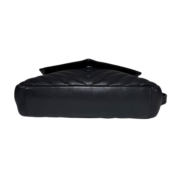 Load image into Gallery viewer, Yves Saint Laurent YSL Black Matelasse Leather Medium Collage Bag
