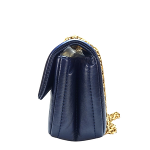 CHANEL ブラック　2.55　ダブルチェーンショルダーバッグ