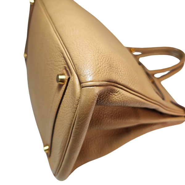 Load image into Gallery viewer, HERMES Birkin 35 Togo Leather Beige Square G Stamp 2003
