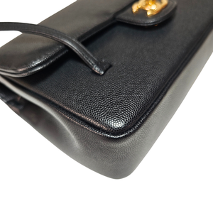 CHANEL 26 Black Preppy CC Shoulder Bag