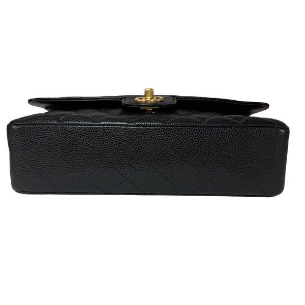 Load image into Gallery viewer, CHANEL Black Caviar Medium Classic Flap Bag 2014-2015

