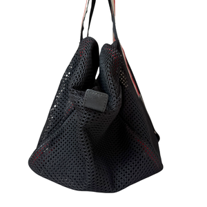 CHANEL Sport Line Vintage Black Mesh Shoulder Bag 2007