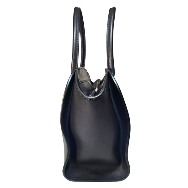 이미지를 갤러리 뷰어에 로드 , The Row Marlo 12 Black Leather Bag
