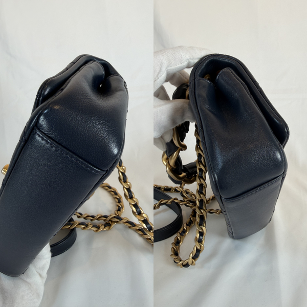将图片加载到图库查看器，CHANEL Timeless Classic Top Handle Leather Hand Bag
