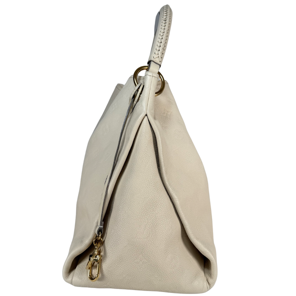 將圖片載入圖庫檢視器 LOUIS VUITTON Monogram White Empreinte Artsy MM Hobo Bag
