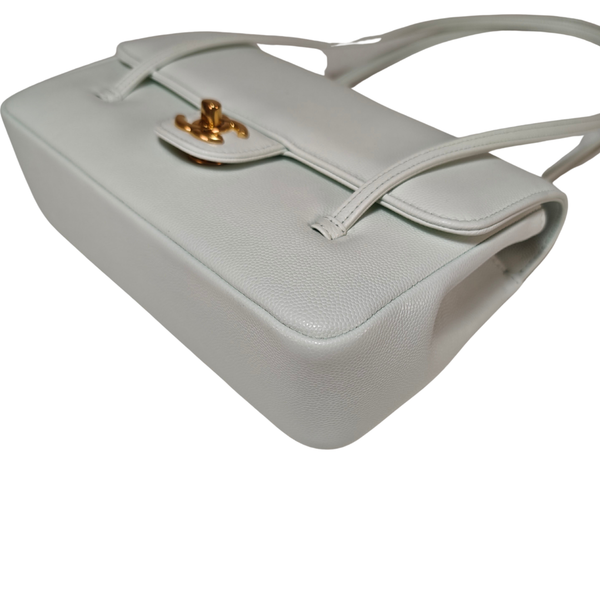 Load image into Gallery viewer, CHANEL 26 Baby Blue Preppy CC Shoulder Bag
