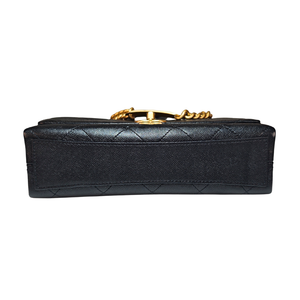 CHANEL Bracelet On Chain Flap Medium Black