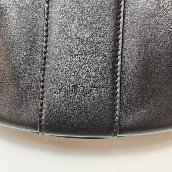 Load image into Gallery viewer, Saint Laurent Y Top Handle Black Bucket Bag
