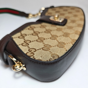 GUCCI GG Moon Side Canvas Shoulder Bag