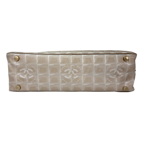 CHANEL Vintage Beige New Travel Mini Boston Bag