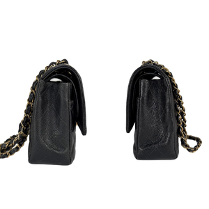 CHANEL Black Caviar Medium Classic Flap Bag