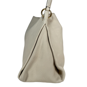 LOUIS VUITTON Monogram White Empreinte Artsy MM Hobo Bag