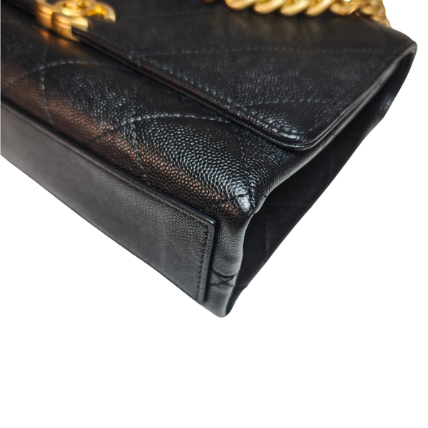 将图片加载到图库查看器，CHANEL Bracelet On Chain Flap Medium Black
