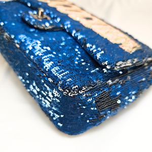 CHANEL Limited Edition Coco Cuba Timeless CC Sequins Flap Bag