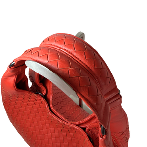 BOTTEGA VENETA Intrecciato Red Shoulder Bag Hobo