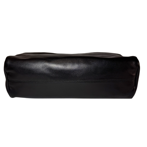 이미지를 갤러리 뷰어에 로드 , The Row Astra Leather Shoulder Bag Black
