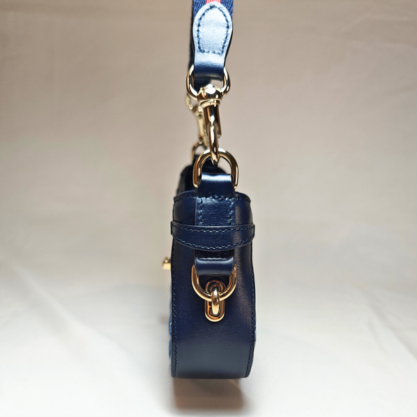 將圖片載入圖庫檢視器 GUCCI GG Moon Side Denim Shoulder Bag
