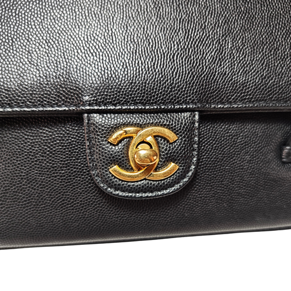 Load image into Gallery viewer, CHANEL 26 Black Preppy CC Shoulder Bag
