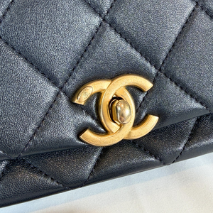 CHANEL Timeless Classic Top Handle Leather Hand Bag