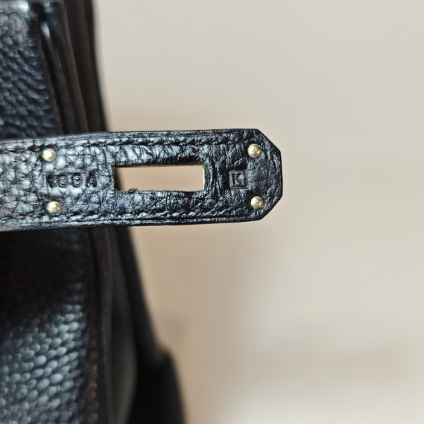 Load image into Gallery viewer, HERMES Birkin 35 Togo Leather Black Square K Stamp 2007

