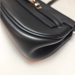 HERMES Shoulder bag Kelly Moove Noir Veau Swift Silver HW W Stamp 2024