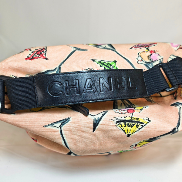 将图片加载到图库查看器，CHANEL 2003-2004 Pink Parfait Ice Cream Sundae Hobo Print Handbag
