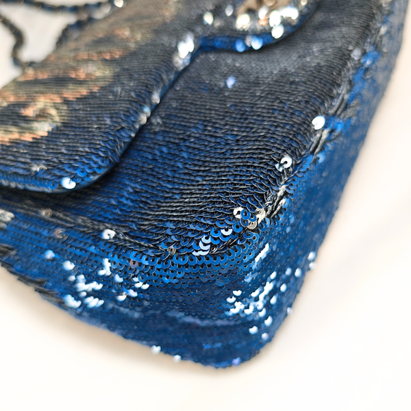 将图片加载到图库查看器，CHANEL Limited Edition Coco Cuba Timeless CC Sequins Flap Bag
