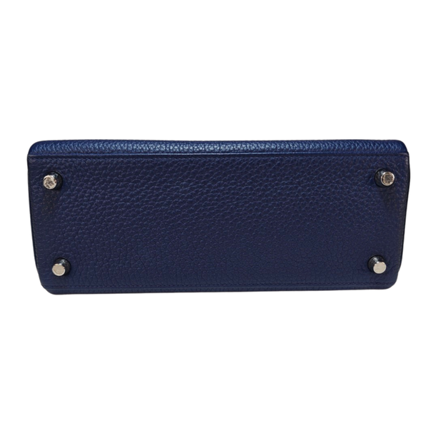 Load image into Gallery viewer, HERMES Kelly 25 Blue Nuit Togo Bag K stamp 2025

