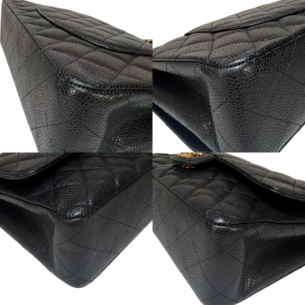 Load image into Gallery viewer, CHANEL Black Caviar Medium Classic Flap Bag 2014-2015
