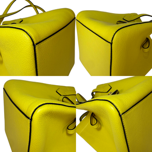 FENDI Origami Mini Yellow Leather Shoulder Bag 2023