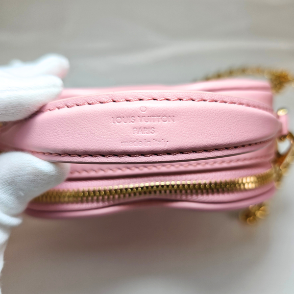 将图片加载到图库查看器，LOUIS VUITTON Pop My Heart Bubble Gram Hand Chain Shoulder Crossbody Bag M82526
