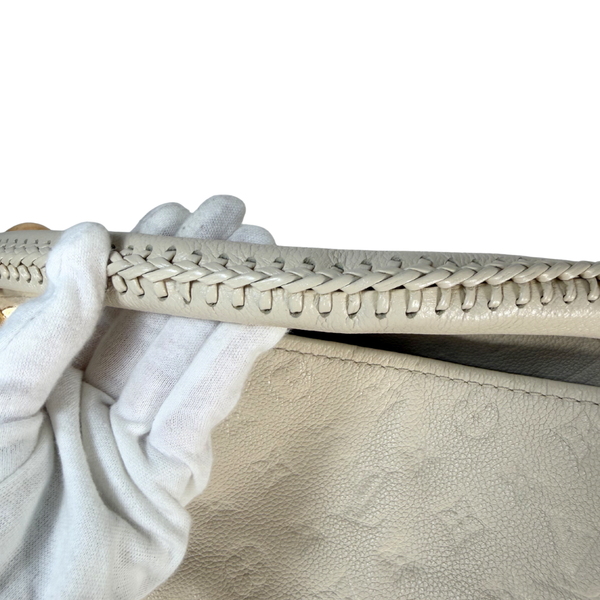 將圖片載入圖庫檢視器 LOUIS VUITTON Monogram White Empreinte Artsy MM Hobo Bag
