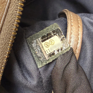 CHANEL Vintage Girl Dark Brown Leather Bag