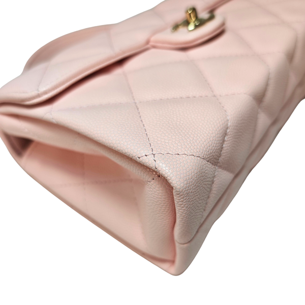 將圖片載入圖庫檢視器 CHANEL Light Pink Quilted Top 2-Way Flap Bag
