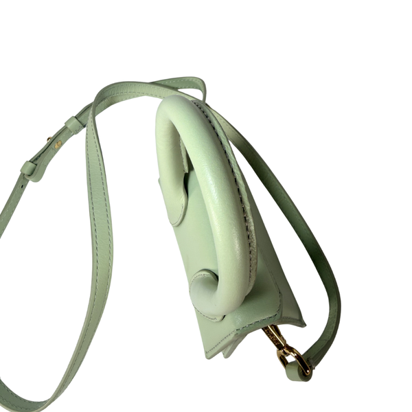 이미지를 갤러리 뷰어에 로드 , JACQUEMUS Light Green Top Handle Bag
