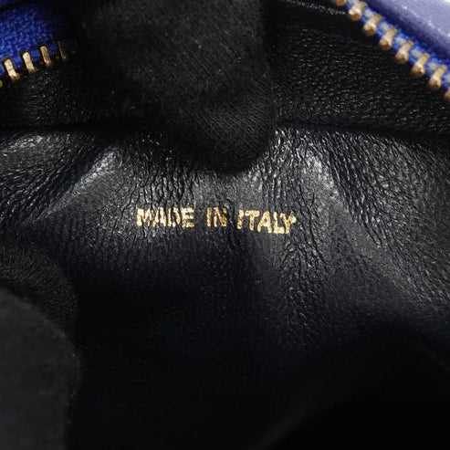 将图片加载到图库查看器，CHANEL Vinatge Blue Satin Mini Bag
