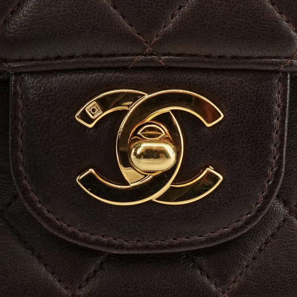 将图片加载到图库查看器，CHANEL Parent ＆ Child Kelly Flap Bag Set Brown
