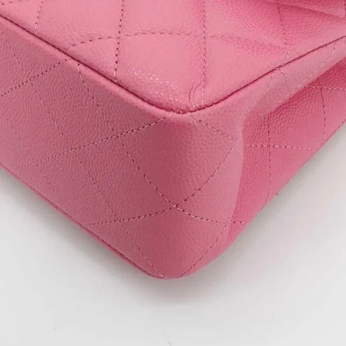 将图片加载到图库查看器，CHANEL Pink Caviar 23cm Double Flap Bag
