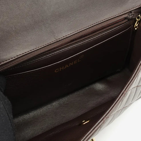 将图片加载到图库查看器，CHANEL Parent ＆ Child Kelly Flap Bag Set Brown
