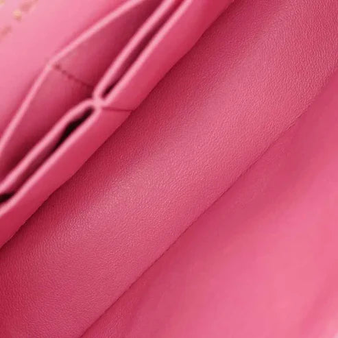 将图片加载到图库查看器，CHANEL Pink Caviar 23cm Double Flap Bag
