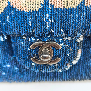 CHANEL Limited Edition Coco Cuba Timeless CC Sequins Flap Bag