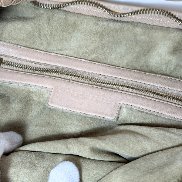 Load image into Gallery viewer, BOTTEGA VENETA Intrecciato Beige Shoulder Bag Hobo
