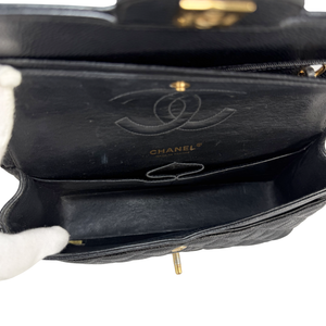 CHANEL Black Caviar Medium Classic Flap Bag