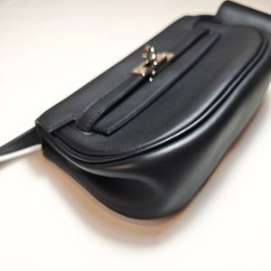 HERMES Shoulder bag Kelly Moove Noir Veau Swift Silver HW W Stamp 2024
