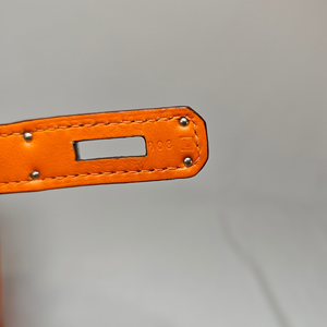 HERMES Birkin 30 Veau Gulliver Orange Square L 2008