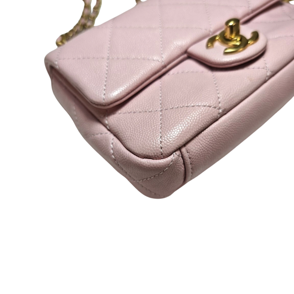 Load image into Gallery viewer, CHANEL Matelasse Chain Shoulder Bag leather Grained calfskin Pink
