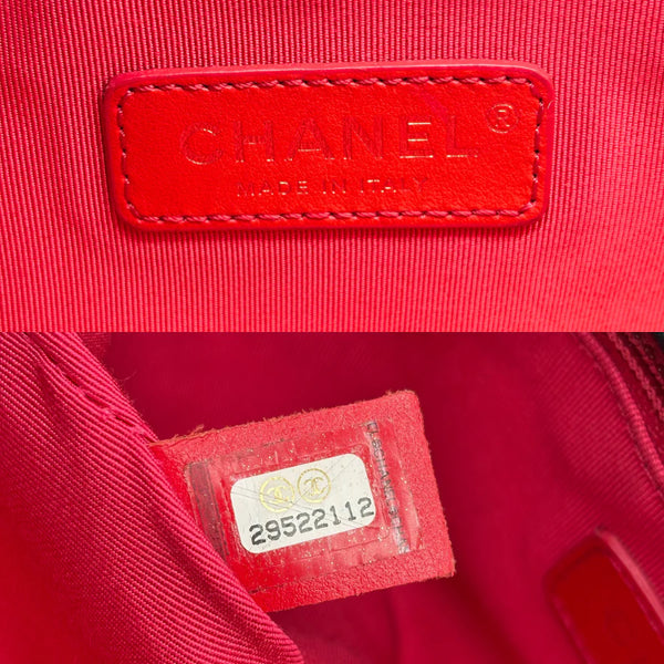 将图片加载到图库查看器，CHANEL Vintage Black Calfskin Enchained Flap Bag
